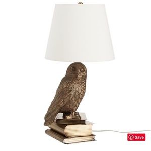 Harry Potter pottery barn Hedwig lamp